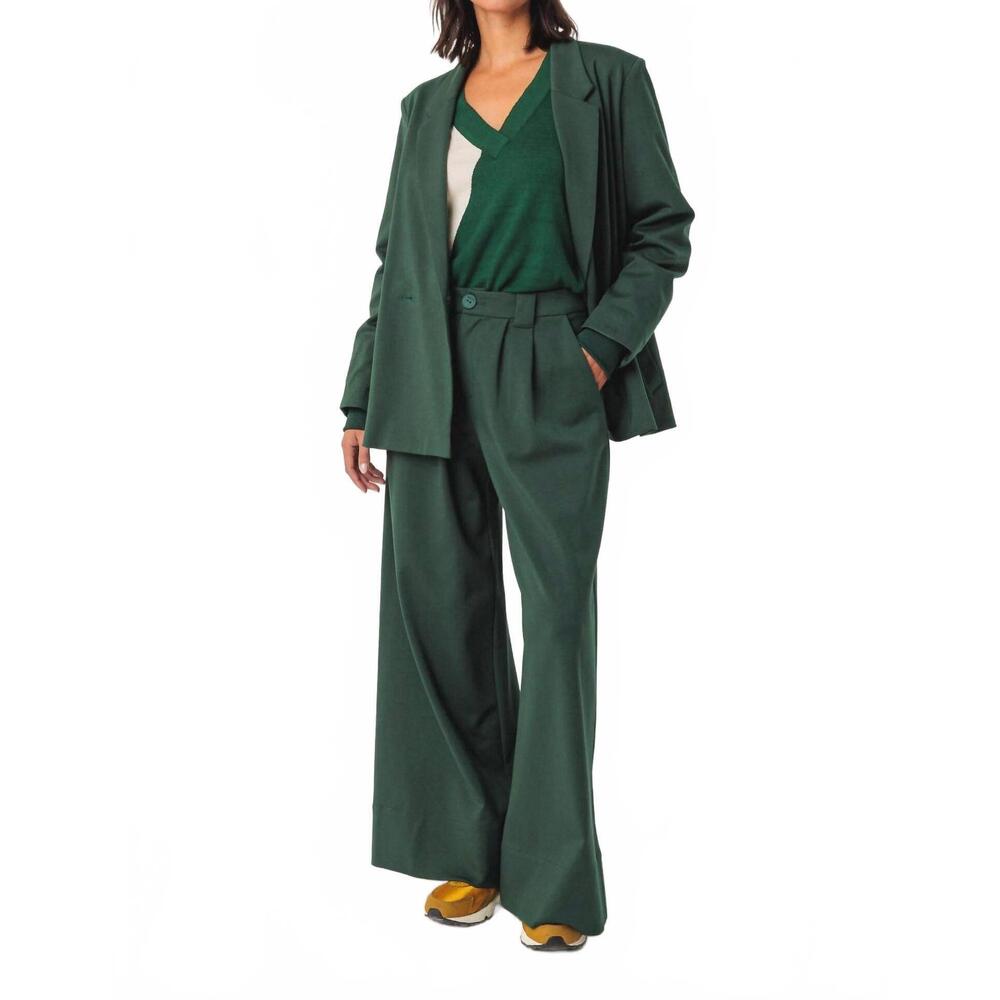 NEW SKFK nia trouser in dark green